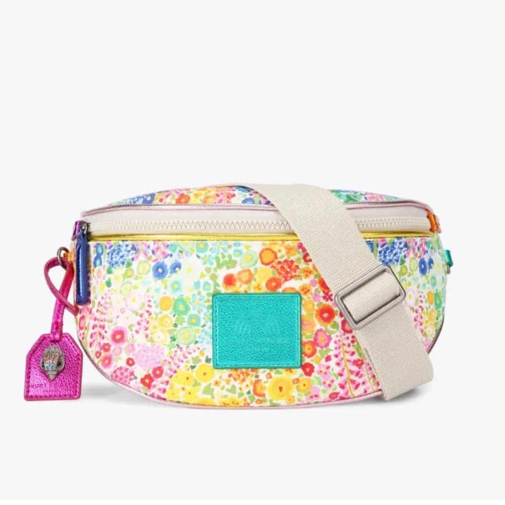 Kurt Geiger Limited Edition Floral Couture Southbank Belt Bag w/Dustbag, NWT
